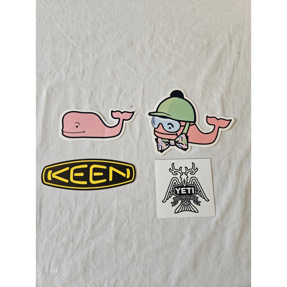 Brand‎ Sticker Decal Lot Vineyard Vines KEEN YETI Preppy Outdoor Vinyl